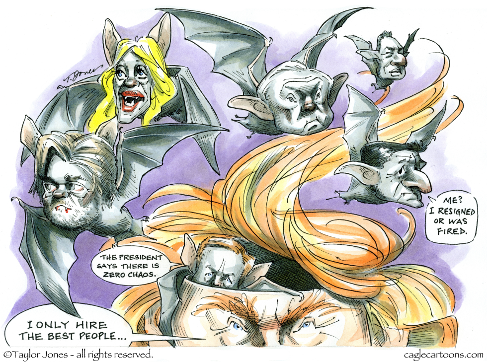 Trump batty - COLOR