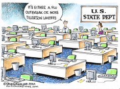 STATE DEPT LAYOFFS  by Dave Granlund