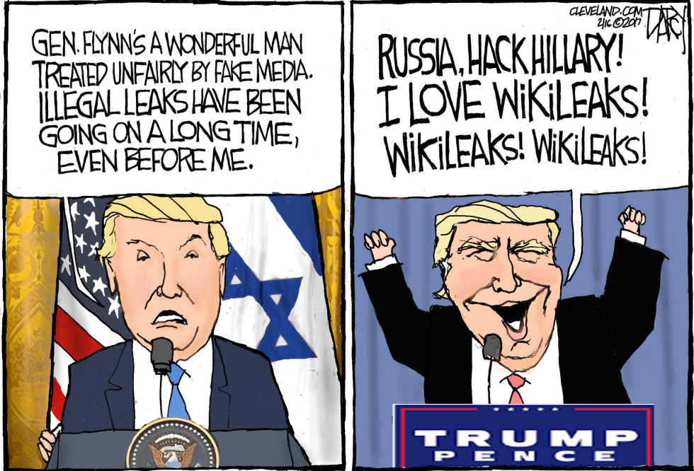 Trump Blames Leaks