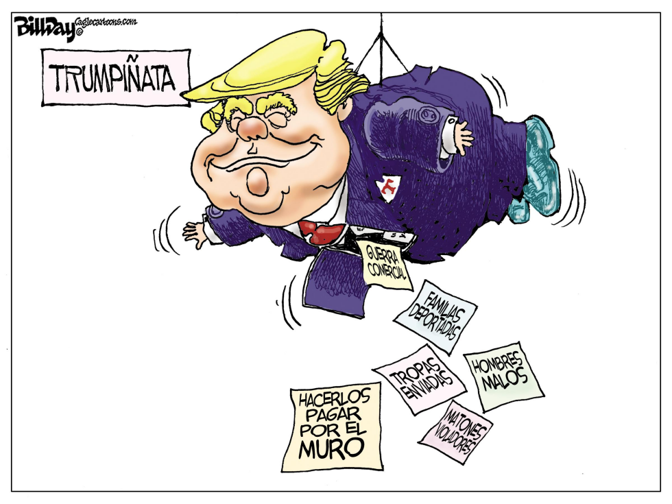  TRUMPIñATA  by Bill Day