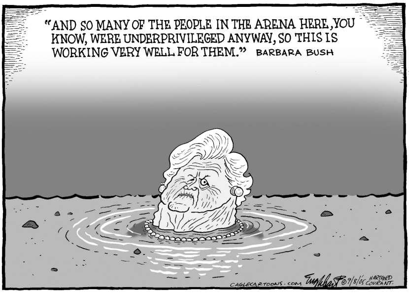 Barbara Bush Sinks BW
