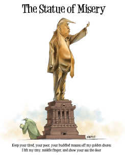 STATUE OF MISERY by Trevor Irvin