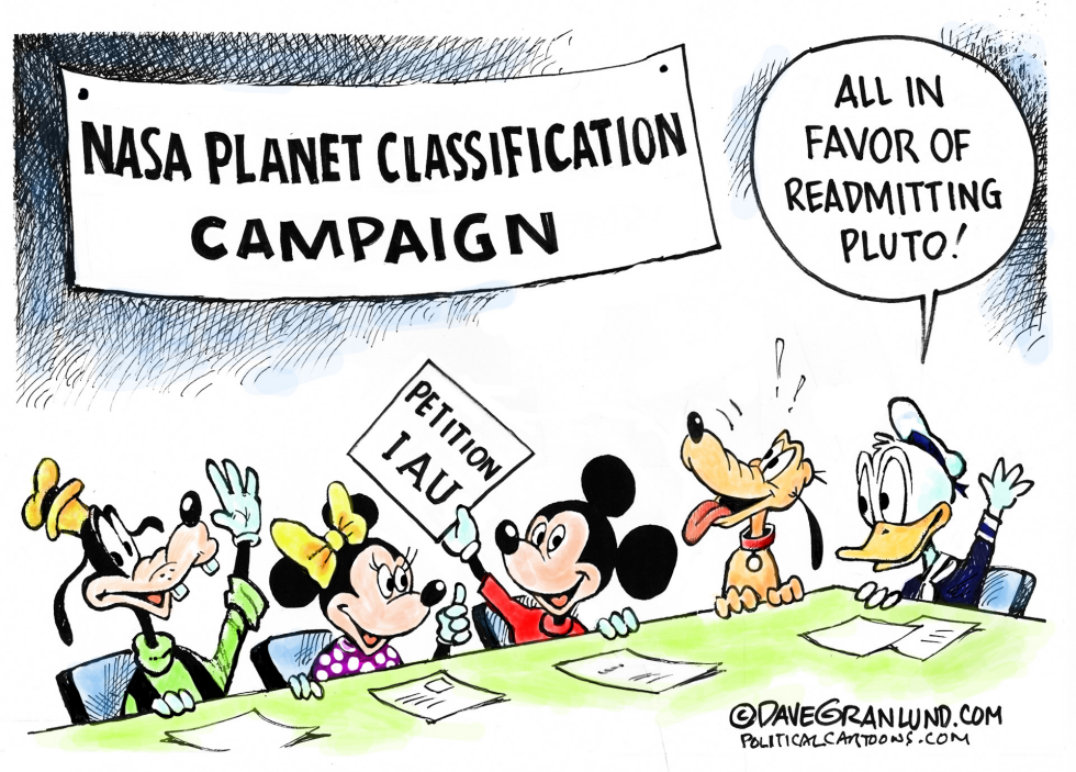  PLUTO PLANET PETITION by Dave Granlund