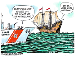 REFUGEES AND TRAVEL BAN  by Dave Granlund