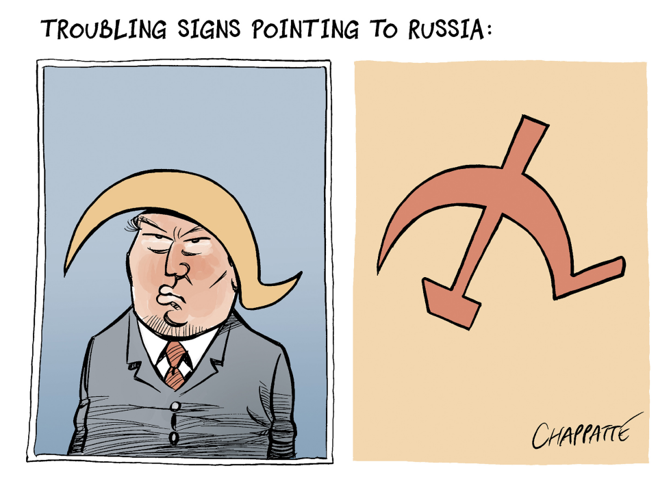  TRUMP AND RUSSIA by Patrick Chappatte