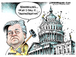BANNON DECONSTRUCTING  by Dave Granlund