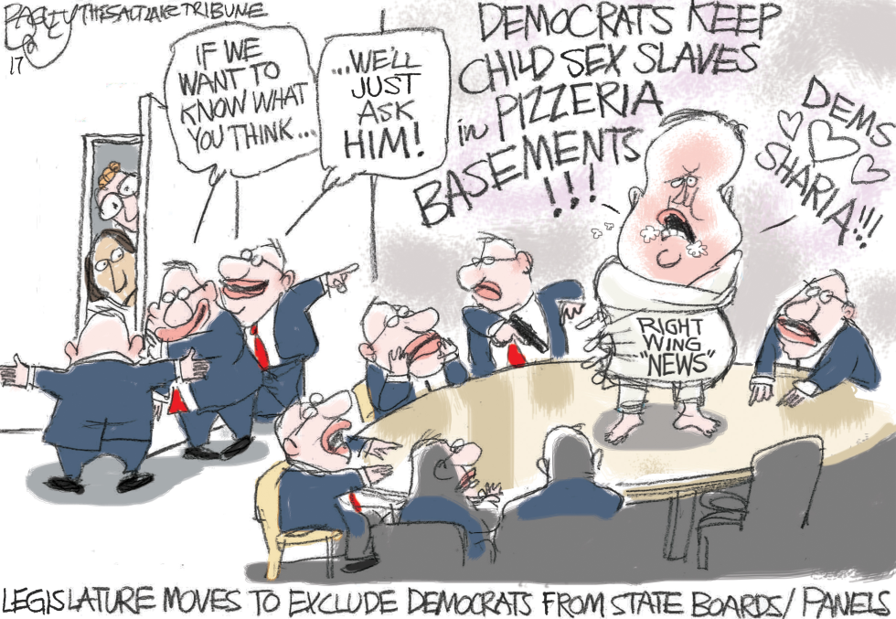 REPUBLICAN STATE LEGISLATURES AND THE MEDIA by Pat Bagley