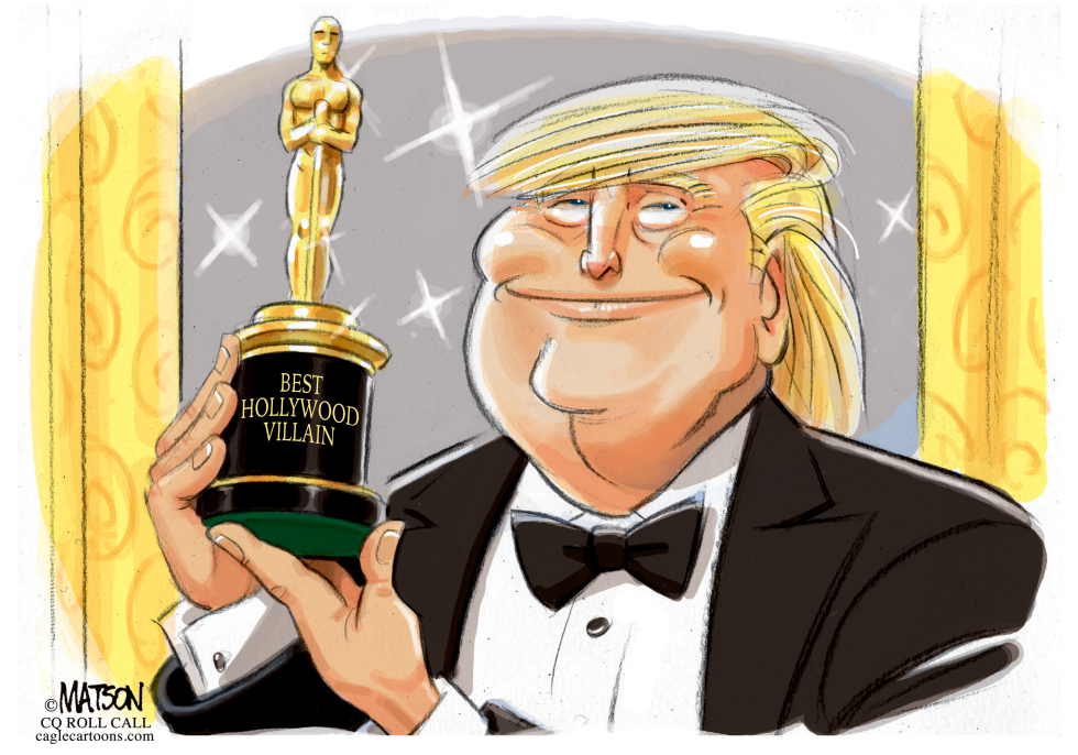 Best Hollywood Villain Oscar Goes To Donald Trump-COLOR