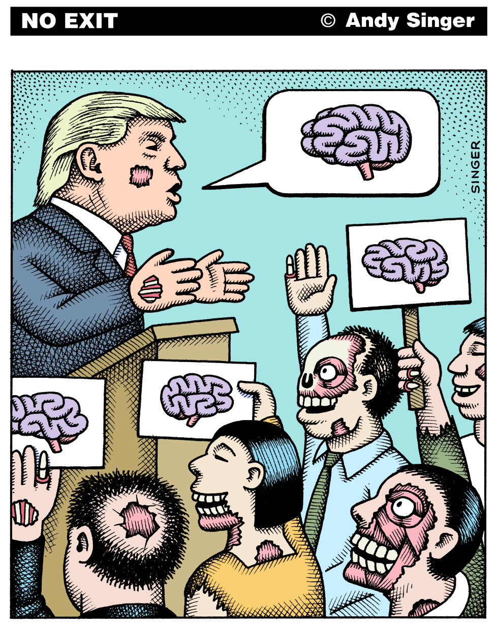 Zombie Trump color version