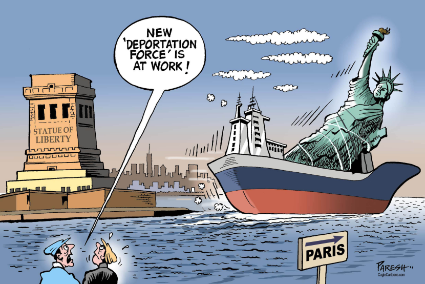 Deporting Lady Liberty
