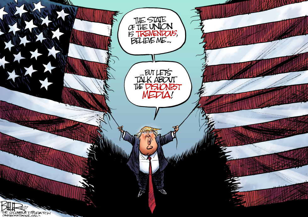  STATE OF THE DONALD by Nate Beeler