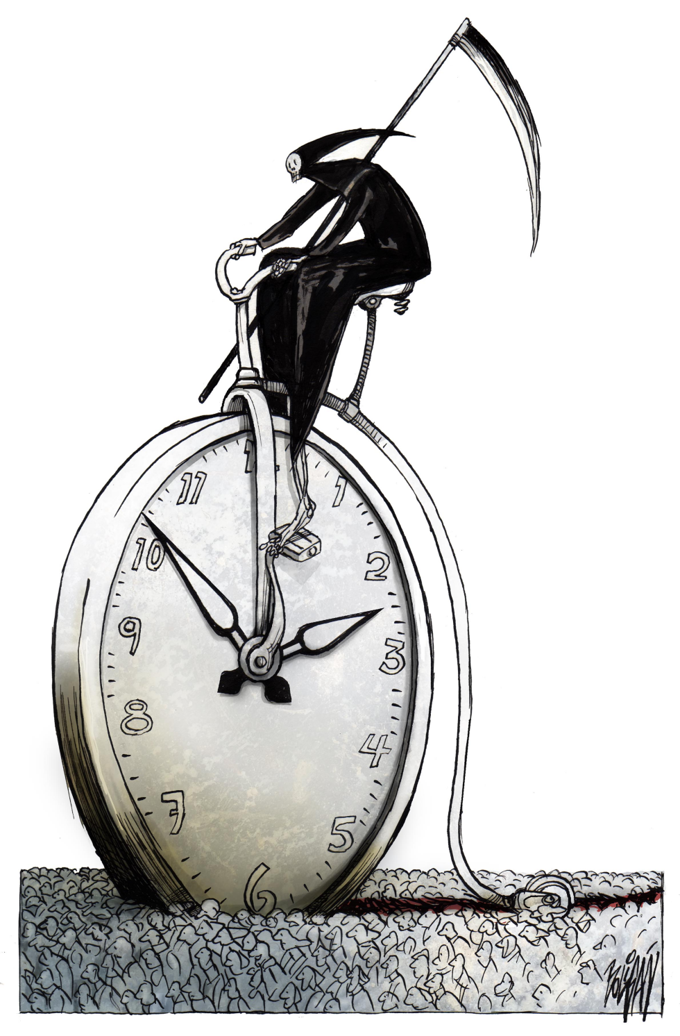 El tiempo implacable /