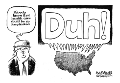TRUMP ON HEALTH CARE by Jimmy Margulies