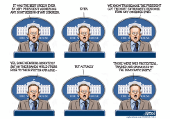 SEAN SPICER PRESS BRIEFING AFTER TRUMP SPEECH by R.J. Matson