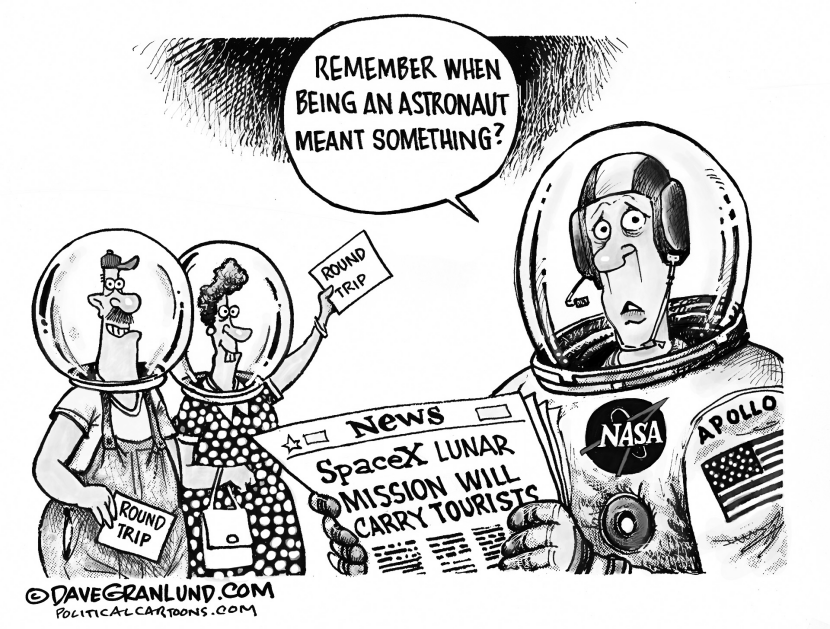 SpaceX lunar tourists