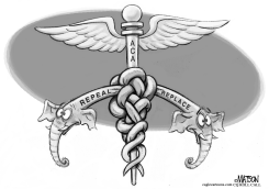 HEALTH CARE CADUCEAN KNOT by R.J. Matson