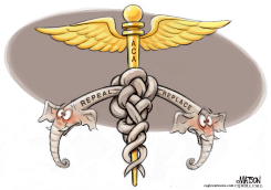 HEALTH CARE CADUCEAN KNOT by R.J. Matson