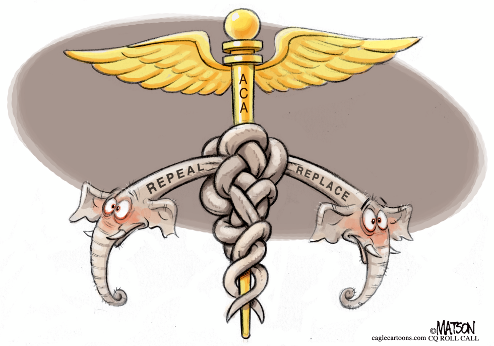 Health Care Caducean Knot-COLOR
