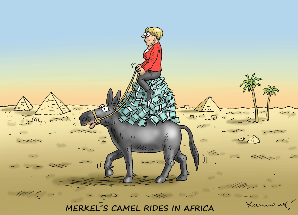 Merkels Camel Rides
