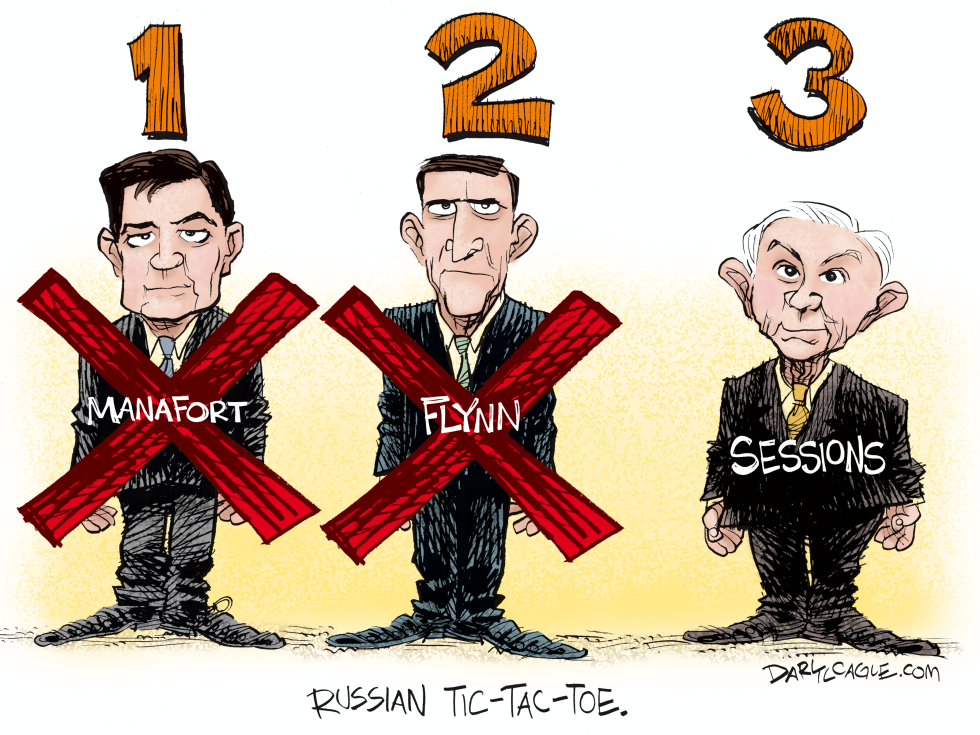  RUSSIAN TIC-TAC-TOE by Daryl Cagle