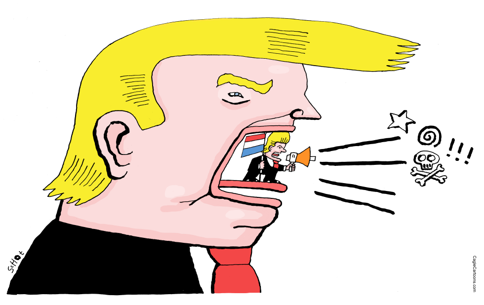  GEERT WILDERS, THE DUTCH TRUMP by Schot