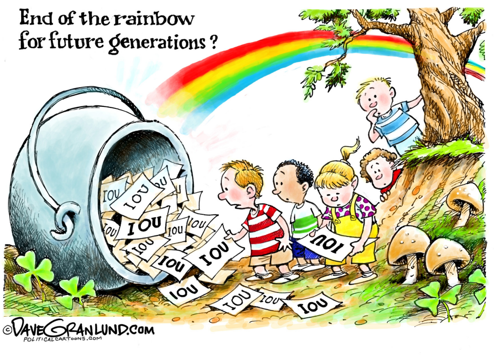 end of rainbow IOUs COLOR