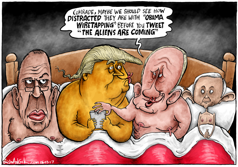 Trump Distracts From Russiagate