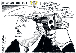RUSSIAN ROULETTE by Zapiro