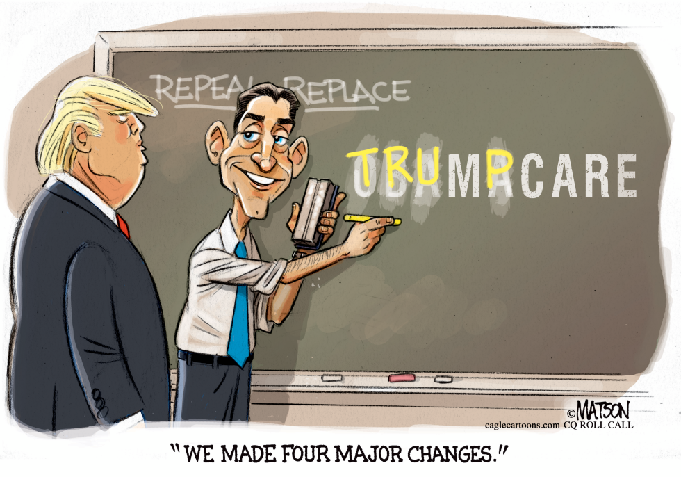Respell and Replace Obamacare with Trumpcare-COLOR