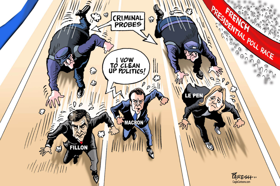  FRENCH ELECTION RACE by Paresh Nath