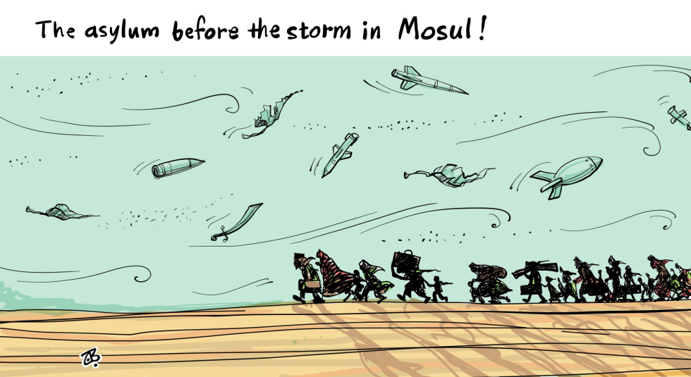 The asylum before the storm in Mosul