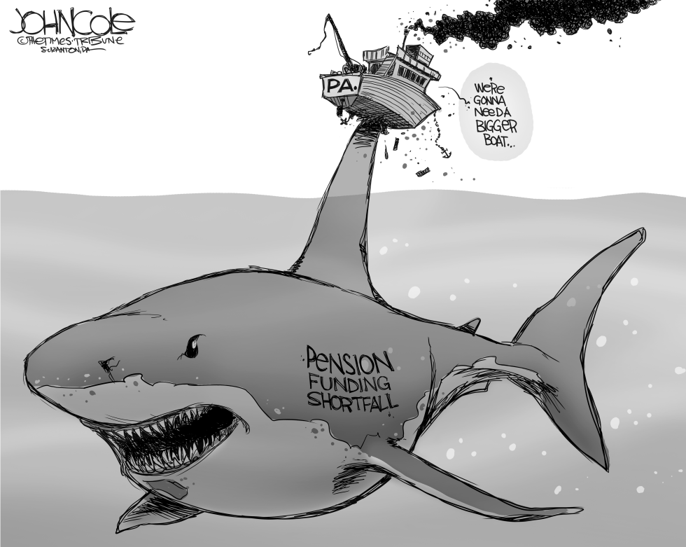 LOCAL PA Pension shark BW