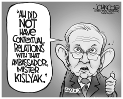 SESSIONS AND KISLYAK BW by John Cole