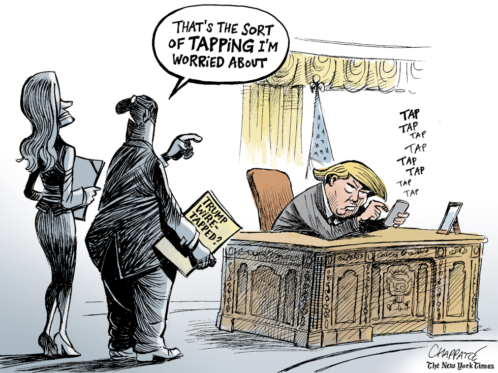  TRUMP WIRETAPPED by Patrick Chappatte