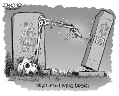 ANTISEMITISM BW by John Cole