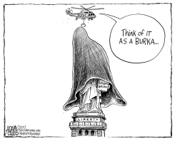 TRAVEL BAN PART 2 by Adam Zyglis