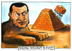 MUBARAK WINS EGYPT ELECTION - by Christo Komarnitski