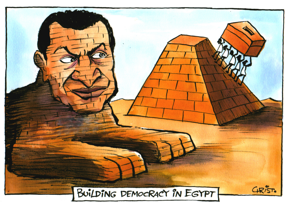 Mubarak Wins Egypt Election - COLOR