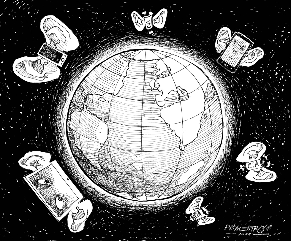 encircles