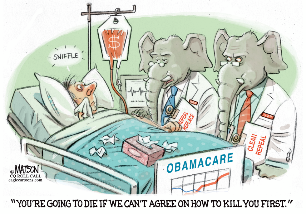 Republicans Have Fatal Prognosis For Obamacare-COLOR