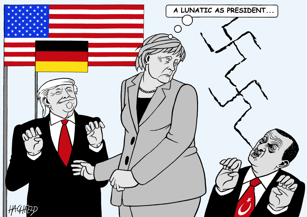 Merkel meets Trump
