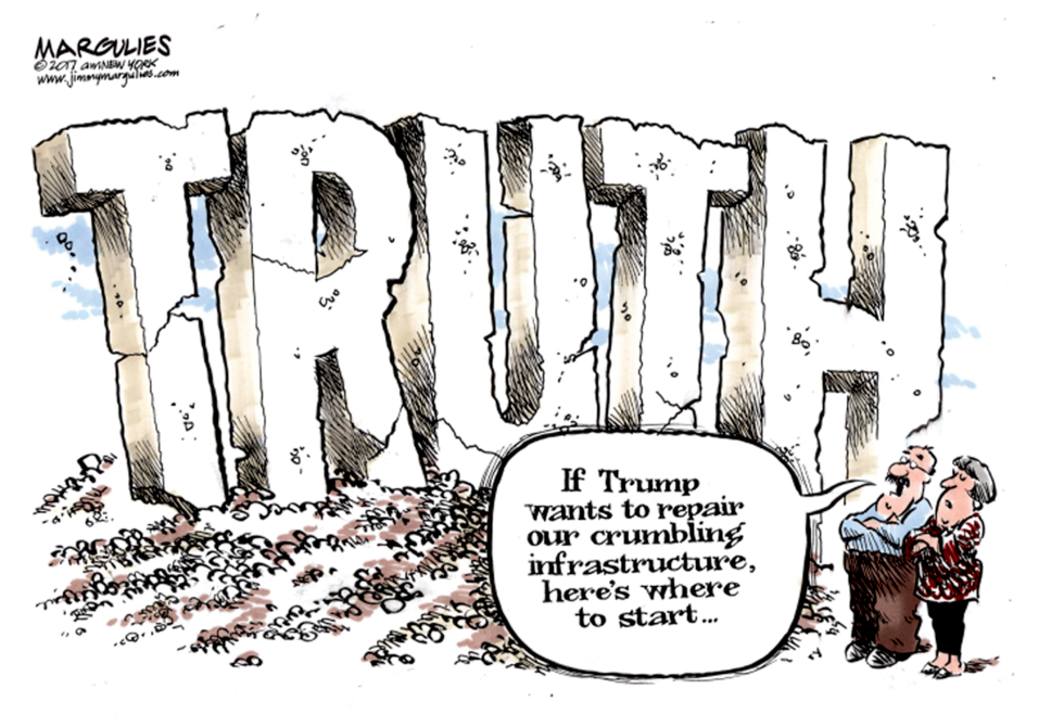 Trump and The Truth color