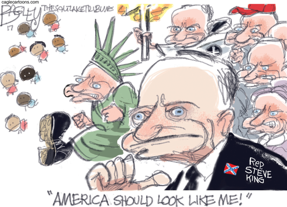  WHITE AMERICA by Pat Bagley