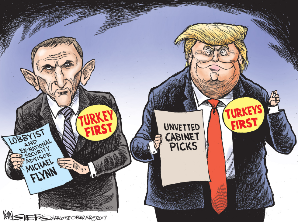  TURKEYS FIRST by Kevin Siers