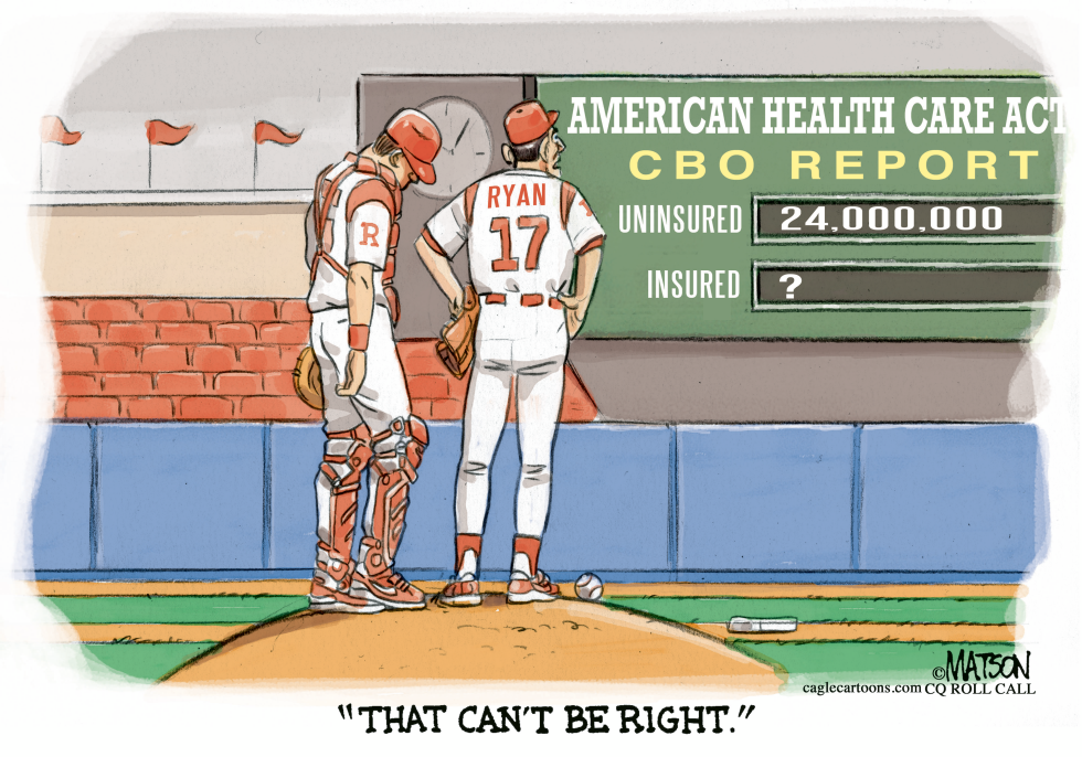 CBO Report Shows 24 Million Uninsured Under Ryancare-COLOR