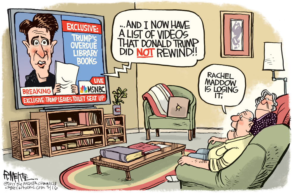 Maddow Loses It