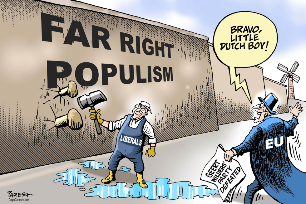  DUTCH BOY STOPS POPULISM by Paresh Nath