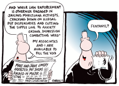 JAILING MARIJUANA ACTIVISTS by Ingrid Rice