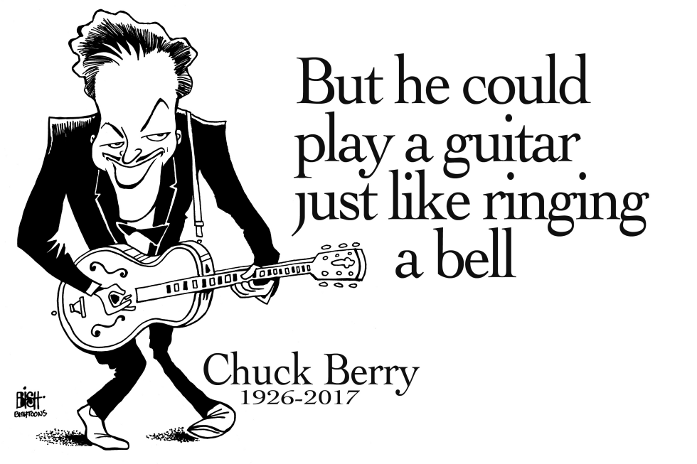 CHUCK BERRY, B/W