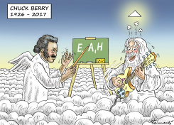 CHUCK BERRY by Marian Kamensky
